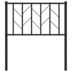 Ersatz-Kopfteil Metall Schwarz 90 cm – Bild 4