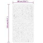 Teppich OVIEDO Kurzflor Anthrazit 60x110 cm – Bild 10