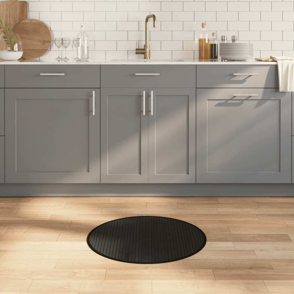 376972_1.jpg Teppich Rund Hell Natur 60 cm Bambus – Bild 1