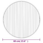 Teppich Rund Hell Natur 60 cm Bambus – Bild 8