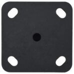 Sonnenschirmständer für Ø32/34/38 mm Mast Mattschwarz Stahl – Bild 4