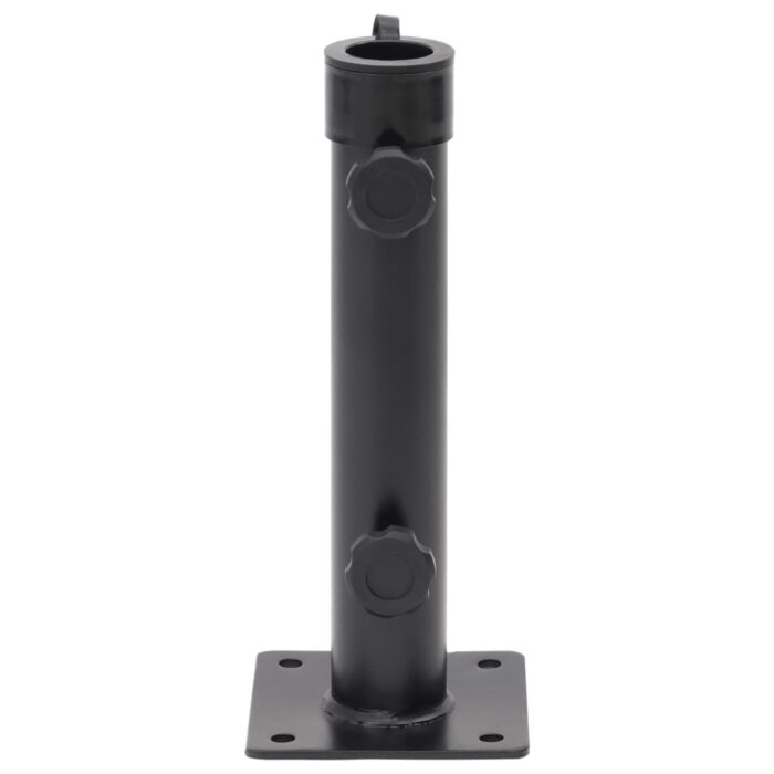 Sonnenschirmständer für Ø38/48 mm Mast Silbern Stahl – Bild 3