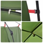 Sichtschutzzelt Grün Quick Release Wasserdicht – Bild 13