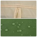 Campingzelt 4 Personen Grün Quick Release – Bild 13