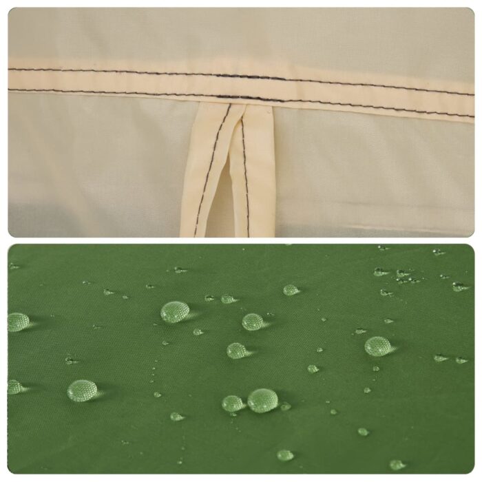 Campingzelt 4 Personen Grün Quick Release – Bild 13