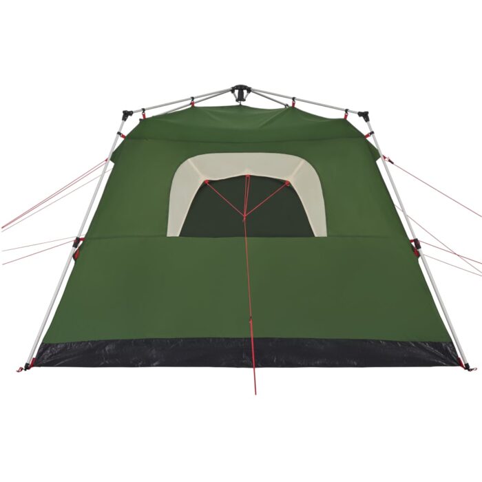 Campingzelt 4 Personen Grün Quick Release – Bild 8