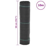 Unkrautvlies Schwarz 0,5x10 m PP – Bild 8