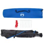 Strandzelt 2 Personen Azurblau Quick Release Wasserdicht – Bild 10