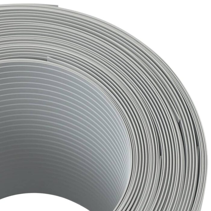 Sichtschutzstreifen 10 Stk. Hellgrau 252,5x19 cm PVC – Bild 4