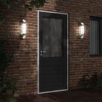 Aussenwandleuchte Silbern Edelstahl – Bild 3