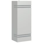 Aussenwandleuchte Silbern Edelstahl – Bild 2