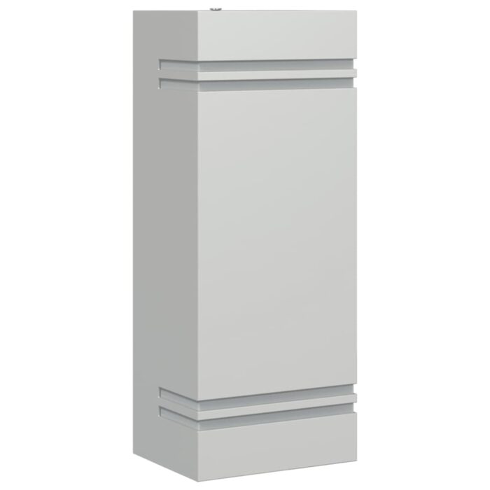 Aussenwandleuchte Silbern Edelstahl – Bild 2