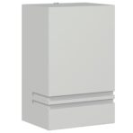 Aussenwandleuchte Silbern Edelstahl – Bild 2