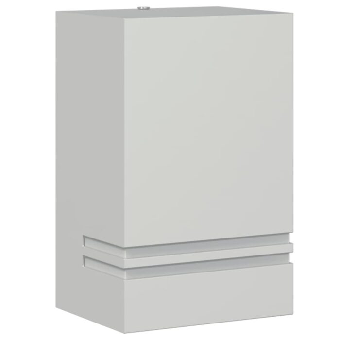 Aussenwandleuchte Silbern Edelstahl – Bild 2