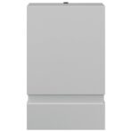 Aussenwandleuchte Silbern Edelstahl – Bild 4