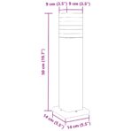 Wegeleuchte Schwarz 80 cm Aluminium – Bild 7