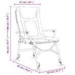 Angelstuhl mit Armlehnen Klappbar Grün – Bild 11