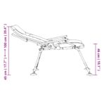 Angelstuhl mit Armlehnen Klappbar Grün – Bild 12