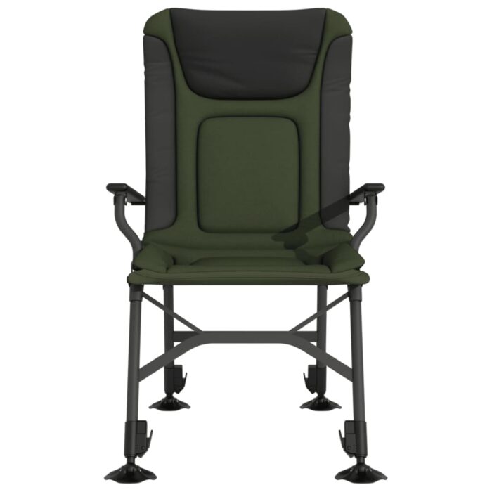 Angelstuhl mit Armlehnen Klappbar Grün – Bild 3