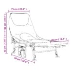Angelliege mit Verstellbaren Schlammbeinen Klappbar Grün – Bild 11