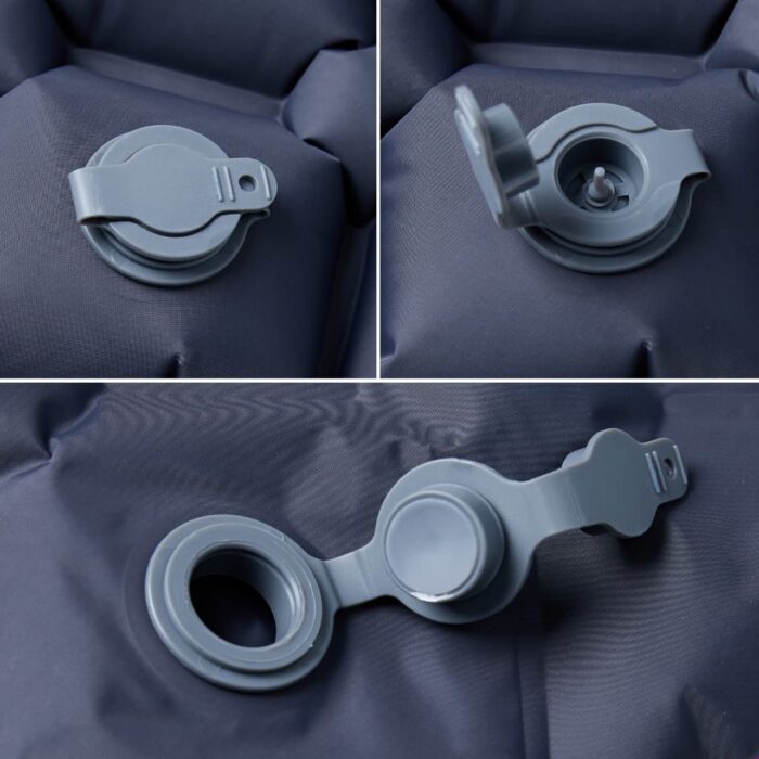 Aufblasbare Isomatte Grau 190x58x6 cm – Bild 4