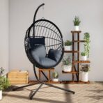 Hängesessel Ei-Design mit Ständer