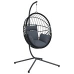 Hängesessel Ei-Design mit Ständer – Bild 2