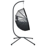 Hängesessel Ei-Design mit Ständer – Bild 5
