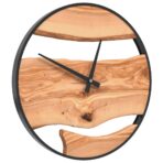 Wanduhr Braun Ø35 cm Eisen und – Bild 3
