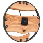 Wanduhr Braun Ø35 cm Eisen und – Bild 5