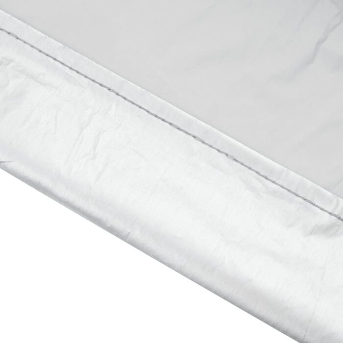 Autoabdeckung Halbgarage mit Haken Silbern M – Bild 7