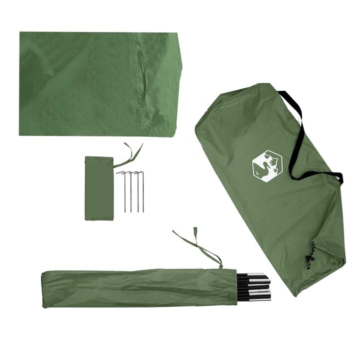 Duschzelt Grün Wasserfest – Bild 12