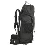 Wanderrucksack Schwarz 60 L Oxford-Gewebe – Bild 2