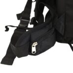 Wanderrucksack Schwarz 60 L Oxford-Gewebe – Bild 5