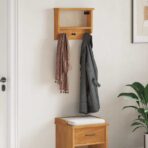 Wandgarderobe SANDNES 45x12x35 cm Massivholz Kiefer