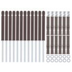Schwebende Regalträger 12 pcs Beige – Bild 6