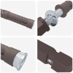 Schwebende Regalträger 12 pcs Beige – Bild 8