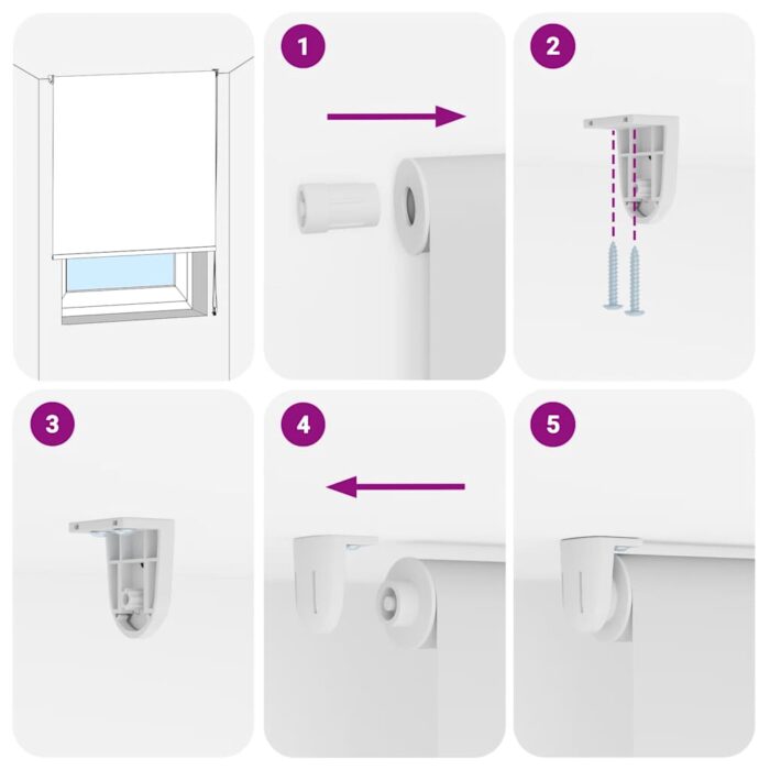 Duschrollo 60x240 cm Stoffbreite 56 cm – Bild 7