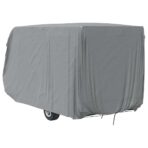 Schutzhülle für Wohnwagen Grau 610x250x220 cm Vliesstoff – Bild 8