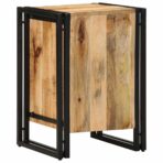 Nachttisch 40x40x59 cm - Massivholz Akazie – Bild 5