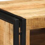 Nachttisch 40x40x59 cm - Massivholz Akazie – Bild 8