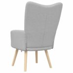 Relaxsessel Wolkengrauer Stoff – Bild 5