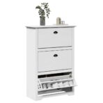 Schuhregal BODO Weiss 80x35x118 cm