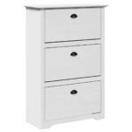 Schuhregal BODO Weiss 80x35x118 cm – Bild 2