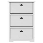 Schuhregal BODO Weiss 80x35x118 cm – Bild 4