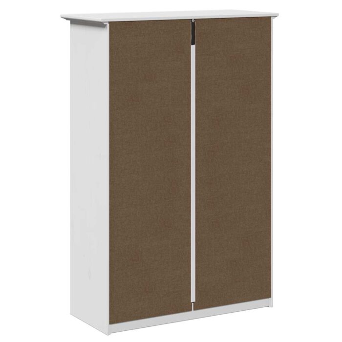 Schuhregal BODO Weiss 80x35x118 cm – Bild 7