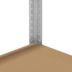 Lagerregal mit 4 Böden Silbern Stahl & Holzwerkstoff – Bild 10