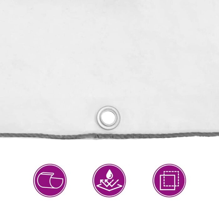 Transparente Plane mit Ösen 1x2 m Polyethylen – Bild 11