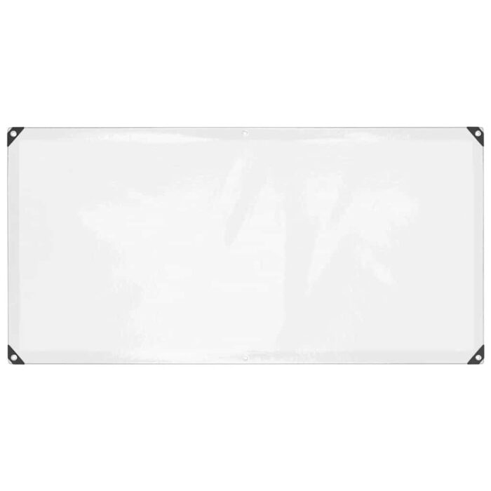 Transparente Plane mit Ösen 1x2 m Polyethylen – Bild 2