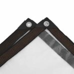 Transparente Plane mit Ösen 1x3 m Polyethylen – Bild 7